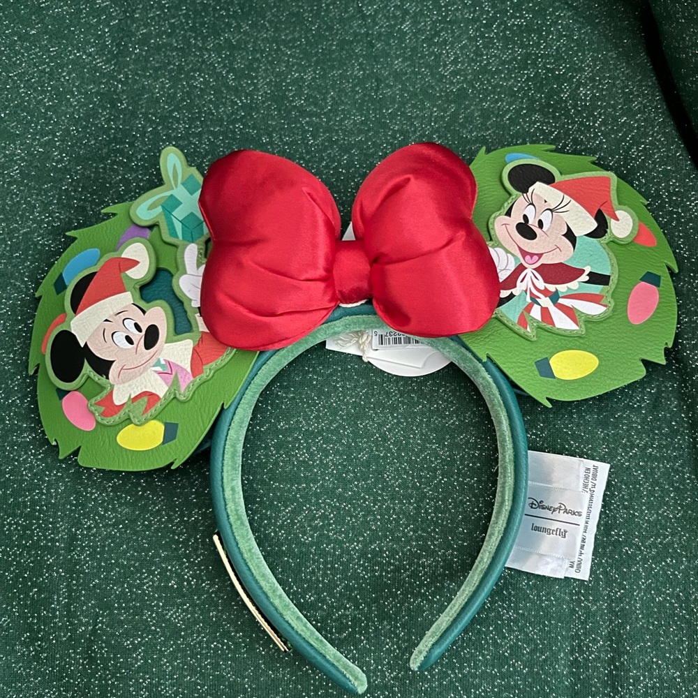 Loungefly Mickey Mouse Christmas ears from 2023